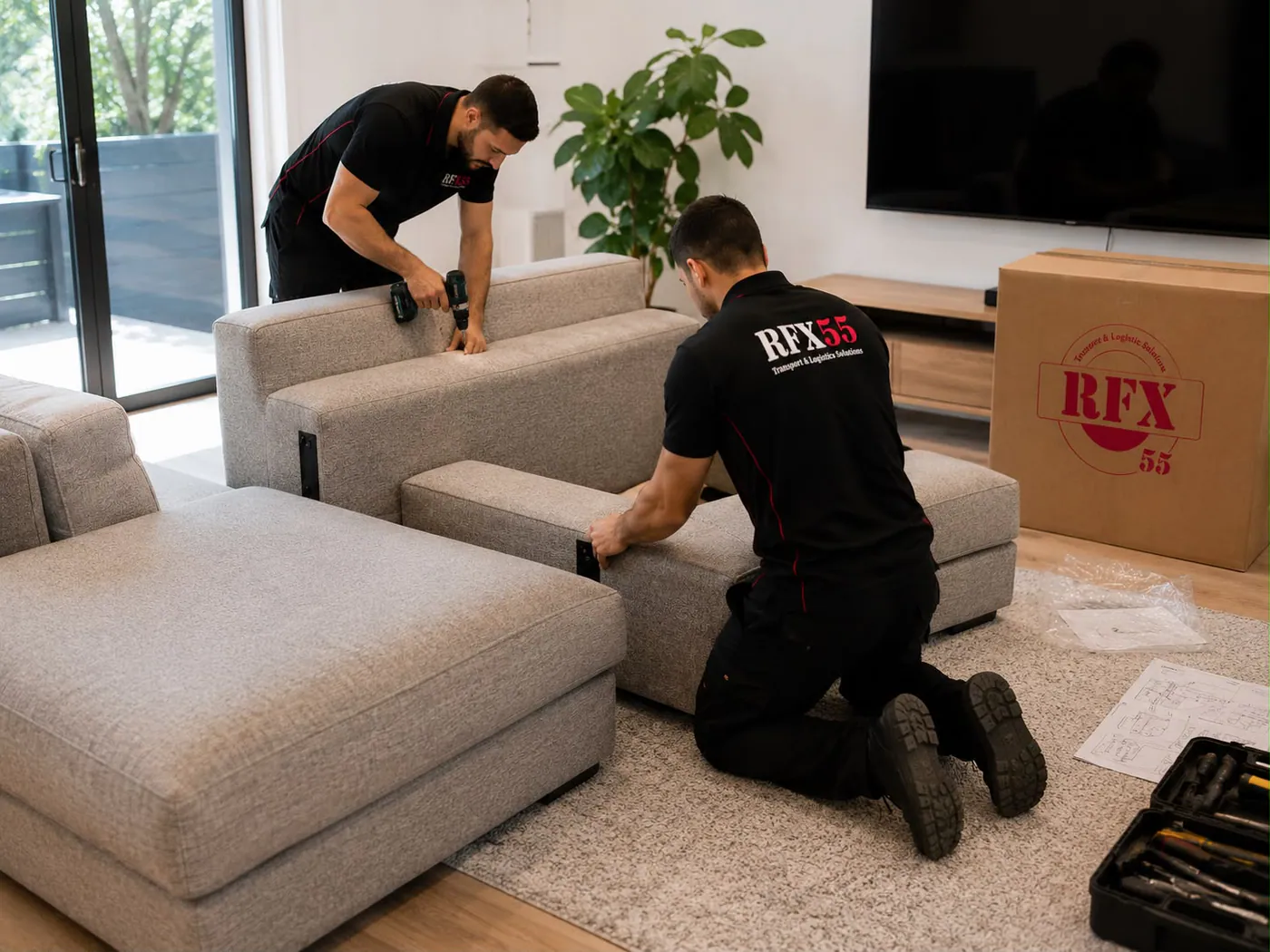 Safe furniture disassembly and protection